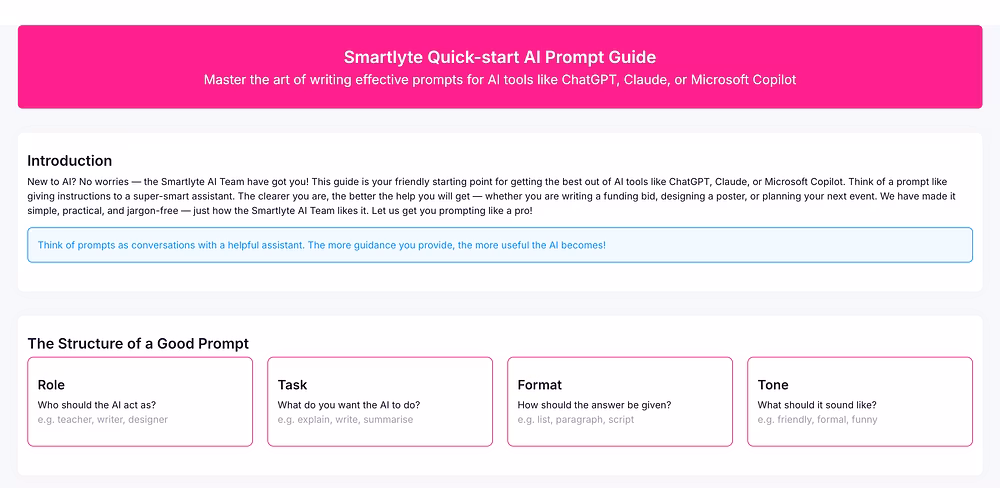Open the Prompt Library